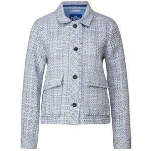 Street One Boucle damesjas, Warm Light Blue, 44