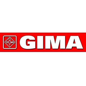 GIMA 27681 Polyester Cover, 195 cm lengte, 85 cm breedte, 14 cm hoogte, Wit