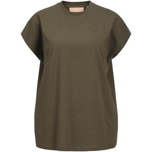 JACK & JONES Jxastrid Boxy Sl Every Tee JRS Noos T-shirt voor dames, grape leaf, S