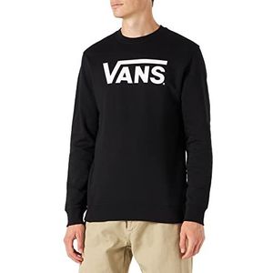 Vans Heren Classic Crew Sweatshirt, Zwart, S, Zwart, S