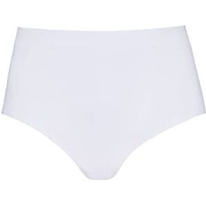 Ulla Popken Korsetbroek voor dames, bodyforming-inzetstuk, hoge taille, shapewear ondergoed, sneeuwwit, 54-56