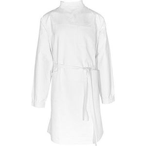 KOKOTT OP-Kittel met rugsluiting (3-knopen) uit eigen productie, in verschillende maten, 100% katoen (voor tandtechnici/laboratoria enz.), wit, XS