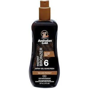 Australian Gold - Spray Gel Sunscreen - Bruiningsspray - SPF 6 - 237 ml