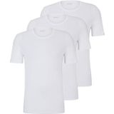 BOSS T-shirt voor heren Rn 3p Classic, wit, 100, S