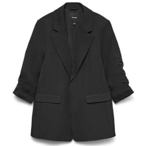 VERO MODA Vmfrida 3/4 Regular Glitter Blazer Noos, zwart, 34