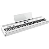 Roland FP-60X next-step Digitale Piano met verbeterde sounds, ingebouwde krachtige versterker en stereoluidsprekers. Rijke klank en authentiek ivory-feel PHA-4 klavier met 88 noten. (Wit)