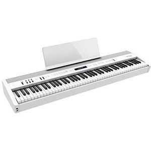 Roland FP-60X next-step Digitale Piano met verbeterde sounds, ingebouwde krachtige versterker en stereoluidsprekers. Rijke klank en authentiek ivory-feel PHA-4 klavier met 88 noten. (Wit)