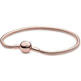 Pandora Moments slang-schakelarmband roségoud, 21 cm, niet van toepassing, zonder steen