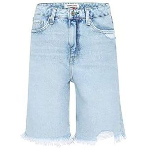 Tommy Jeans Dames Harper Denim Bermuda Ssplbrd Shorts, Sp Lb Rgd Destr opslaan, 31W
