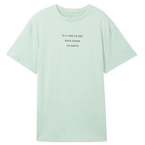 TOM TAILOR T-shirt voor jongens, 34606 - Pastel Apple Green, 140 cm