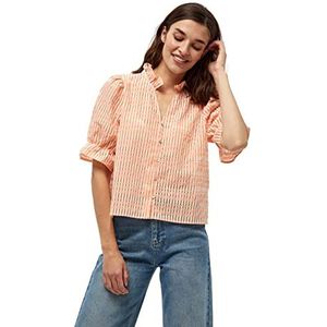 Minus Dames Frija Blouse, 6025 Abrikoos Tan, 42