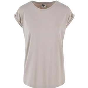 Urban Classics Dames T-Shirt Ladies Modal Extended Shoulder Tee Cloud M, cloud, M