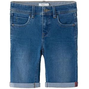 NAME IT Jongens Jeans Shorts, Medium Blue Denim/Detail: licht, 92 cm