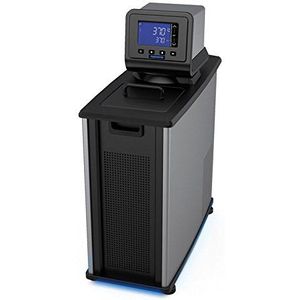 Dutscher 847003 thermostaatbad, koel-/verwarming, model MX, 7 l (thermoplastisch elastomeer) Minimaal -20 graden Celsius.