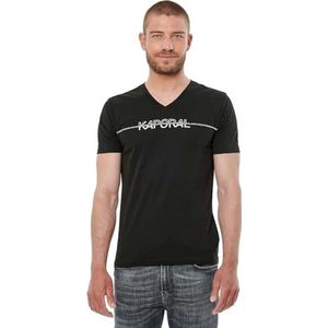 Kaporal Ruper T-shirt voor heren, Zwart, 3XL