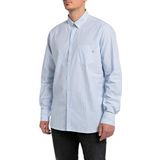 Replay M4126.000.52704 Overhemd Met Lange Mouwen Blauw L Man