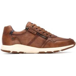 Refresh - 17321801-CAMEL - Trainers - Bruin - Plat - Veters en Ritssluiting