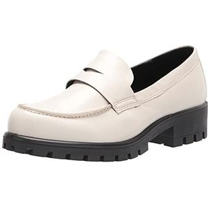 ECCO Modtray Penny Loafer voor dames, Kalksteen, 6/6.5 UK