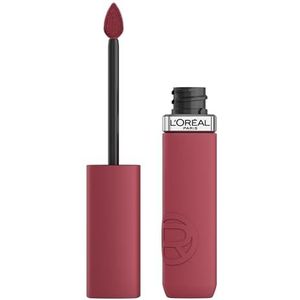L'Oréal Paris Verzorgende lippenstift met matte afwerking, voor heldere kleuren die tot 16 uur houdbaar, Infaillible Matte Resistance, nr. 665 First Move, 5 ml