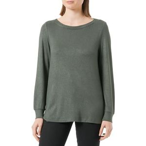 s.Oliver T-shirt voor dames met lange mouwen, groen 46, groen, 46