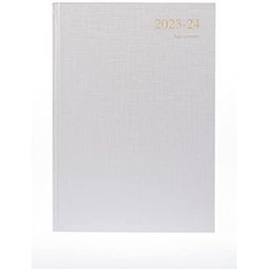 Collins Debden Essentials Academic 2023-24 A4 Day to A Page Halverwege het jaar dagboek planner (afspraken) school-, hogeschool- of universiteitstermijndagboek - juli 2023 tot juli 2024 - zilver -