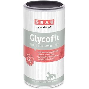 GRAU - het origineel - Glycofit, voor een stabiel bewegingsapparaat en meer mobiliteit, 1 verpakking (1 x 500 g), aanvullend diervoeder voor honden
