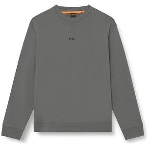 Hugo - Boss Orange - Sweatshirt - Grijs - Franse Terry Fleece