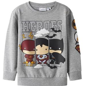 NAME IT - NMMOSMUS BATMAN - Sweatshirt - Beige / Grijs Gemêleerd / Donkerrood / Zwart
