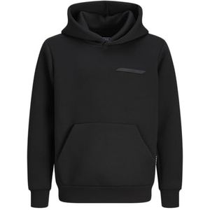 JACK & JONES Jcofusion Scuba Sweat Hood Pls - Plus Size, zwart, 4XL