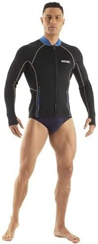 SEAC - Lover - Neopreen Jas - Zwart - Lange Mouwen - Ritssluiting Vooraan