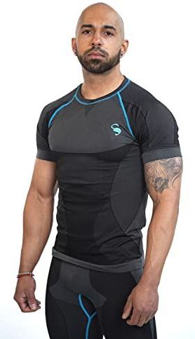 Stark - Soul - Functioneel Shirt - Turquoise - Grijs - Antraciet