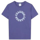 Champion - Authentic Athletic Apparel - T-shirt - Lichtblauw - Grijs - Wit