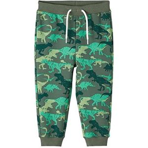 NAME IT Boy's NMMTELLE SWE Pant BRU PB joggingbroek, eendengroen, 92, groen (duck green), 92 cm