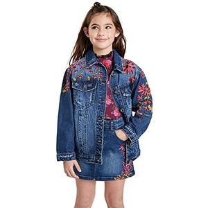 Desigual Chaq_Amazon Denim Jacket voor meisjes, blauw, 9/10