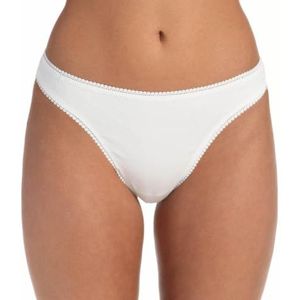 OnGossamer Womens Cabana Cotton Hip-g Panty g String and Thong Panties, White, Small US