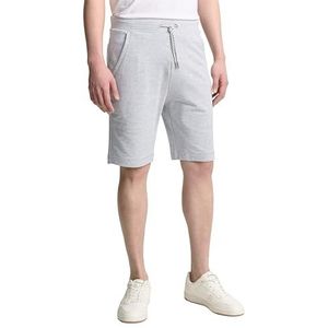 Tom Tailor - Sweatshort - Lichtgrijs Melange - Met Trekkoord