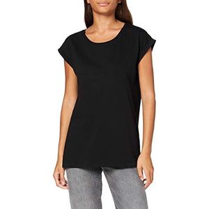 Build Your Brand Dames Ladies Organic Extended Shoulder Tee T-shirt