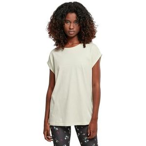Urban Classics dames T-Shirt Ladies Extended Shoulder Tee, lichtmint, 5XL