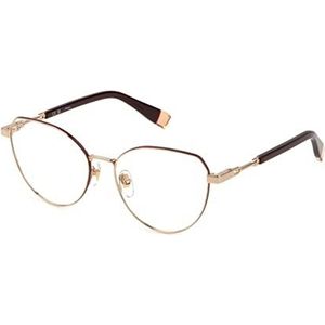 Furla Damesbril, Shiny Rose Gold met Bordeaux delen, 54