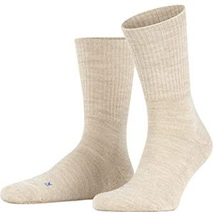 FALKE Uniseks-volwassene Sokken Walkie Light U SO Wol Functioneel material eenkleurig 1 Paar, Beige (Sand Melange 4490), 39-41