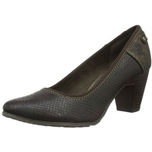 s.Oliver Dames 22402 pumps met gesloten teen, Bruine Mocca Snake 364, 39 EU