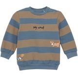 s.Oliver - Sweatshirt - Lichtblauw - Gestreept