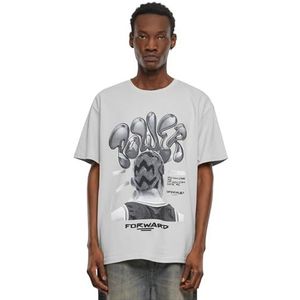 Mister Tee Power Foward 2.0 T-shirt voor heren, oversized T-shirt, met print, oversized fit, streetwear, Lichtopbrengst, XS