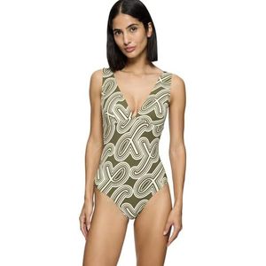 Triumph One Piece badpak voor dames, meerkleurig (groen - light combination), 1