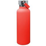 Nerthus Thermosfles, dubbelwandige handgreep, voor koude en warme temperaturen, koraaldesign, roestvrij staal, 750 ml, BPA-vrij, 18/8