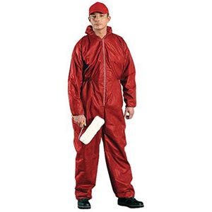 Reis KOM schilderspak | full-body pak | overall | beschermend pak | lakpak | rood | XL maat