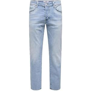 ONLY & SONS Onsweft Claudio LBD 0031 DNM Dbw Noos, blauw (light blue denim), 27W / 32L