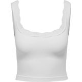 ONLY - ONLVICKY - Onderhemd - Wit - Mouwloos - Slanke Pasvorm