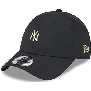 New Era New York Yankees MLB Pin Metallic Black Gold 9Forty Adjustable Cap - One-Size