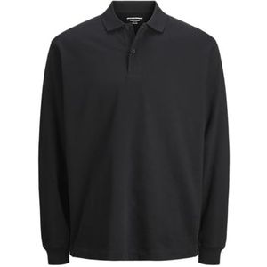 JACK & JONES - Losse Polo - Zwart - Katoen